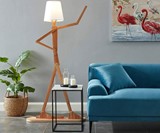 Posable Stick Figure Floor Lamp