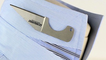 HemiSERE Titanium Lapel Knife HemiSERE Titanium Lapel Knife