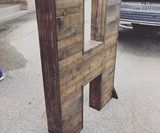Giant Custom Cedar Letter Planter