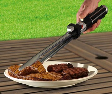 Lightsaber BBQ Tongs