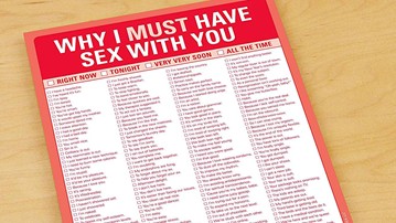 Why I Must Have Sex With You Checklist Why I Must Have Sex With You Checklist