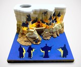 3D Magic Castle Notepad with LED Light