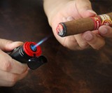 Guevara Cigar Lighter with Cigar Stand