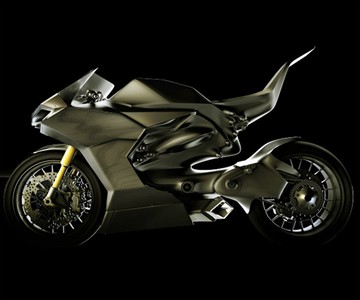 Hybrid Race Replica Motorcycle Hybrid Race Replica Motorcycle