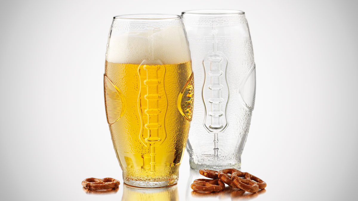 Football Tumbler Beer Glass Set Football Tumbler Beer Glass Set