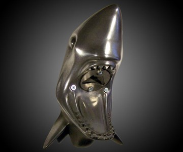 Wall-Mounted Shark Bottle Opener