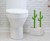 Cactus Toilet Plunger & Brush Set