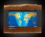Geochron World Map & 24-Hour Clock