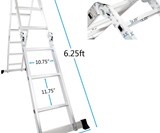 Luisladders Triple-Jointed Folding Ladder