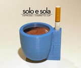 Solo e Sola Espresso & Cigarette Cup