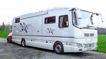 Volkner Mobil RVs with Built-In Car Storage