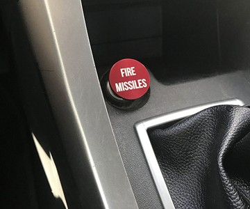 Fire Missiles Cigarette Lighter Button