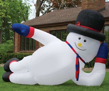 Big Gay Inflatable Snowman Big Gay Inflatable Snowman