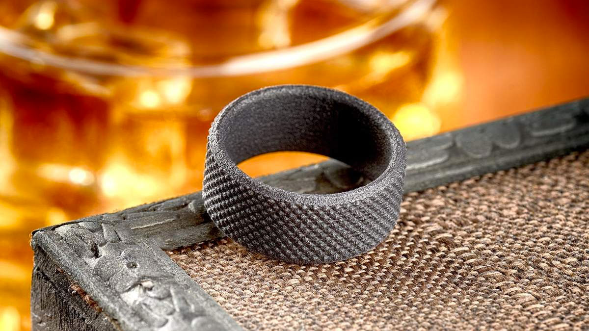 Manly Bands Nylon & Carbon Monomer Wedding Bands