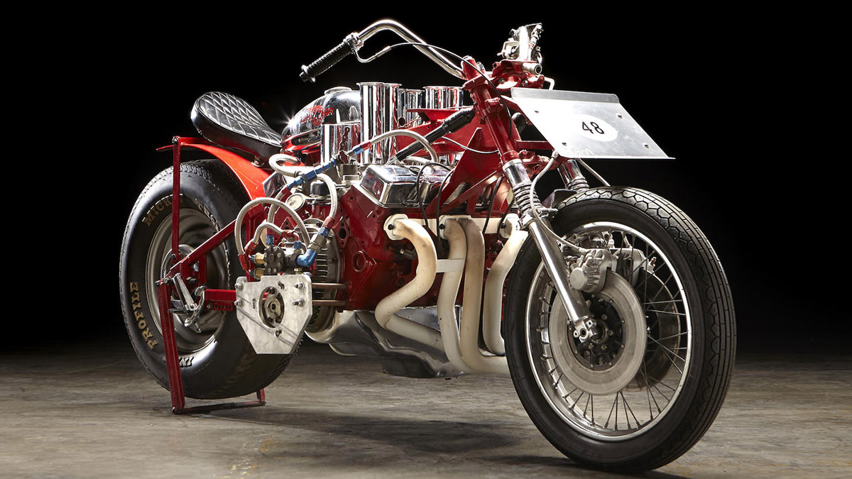 EJ Potter Chevrolet V8 Widomaker 7 Dragbike