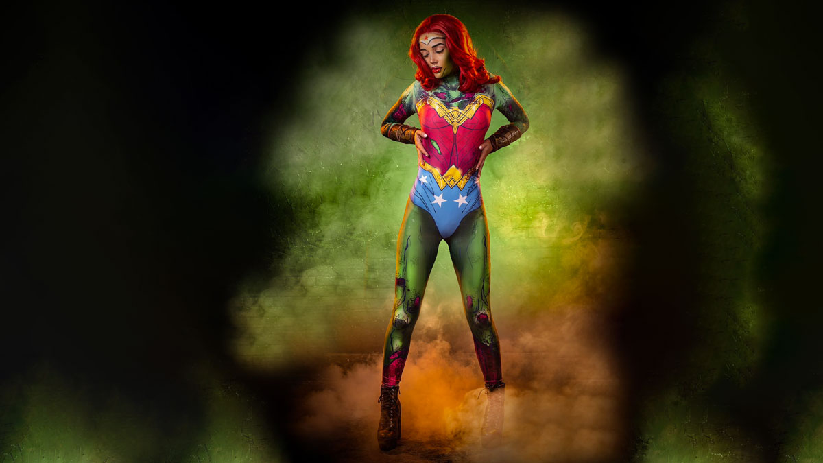Zombie Wonder Woman Costume Zombie Wonder Woman Costume