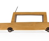 Turbo Wooden Car Coffee Table