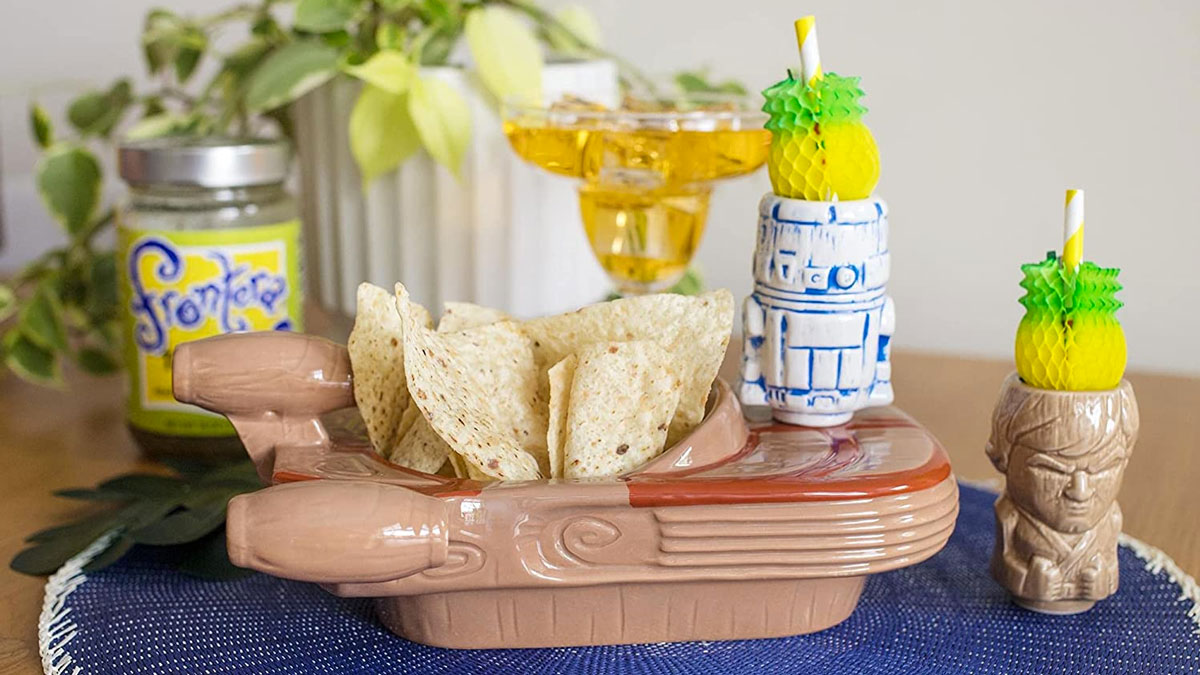 Star Wars Landspeeder Bowl with Luke & R2-D2 Muglets