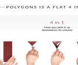 Polygon - 4-in-1 Origami Measuring Spoons