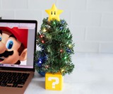 Super Mario Bros. Super Star Desktop Holiday Tree