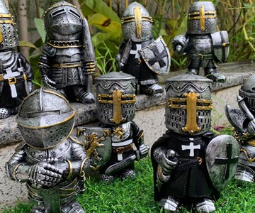 Knight Gnome Garden Statues Knight Gnome Garden Statues
