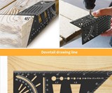Welltop 3D Woodworking Ruler