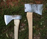 Worn American Felling Axes