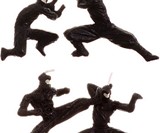 Fighting Ninja Birthday Candles
