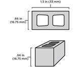 Mini Materials 1:12 Scale Mini Cinder Block Pallet