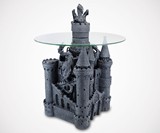 Lord Langton's Castle Glass-Topped Sculptural Table
