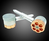 Six Shooter Smoking Pipe & Grinder