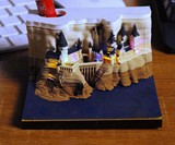 3D Magic Castle Notepad with LED Light