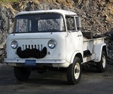 Black Carstache on Jeep Truck