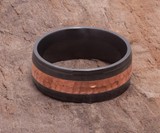 Black Zirconium & Copper Ring