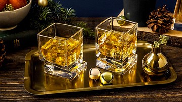 Square Scotch Glasses Square Scotch Glasses