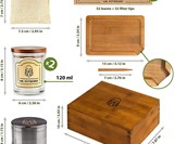 Mr. Potbeard Bamboo Stash Box Kit