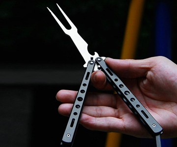 Butterfly BBQ Fork & Bottle Opener