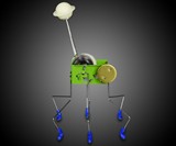 Oahaca Pull String Windup Toy