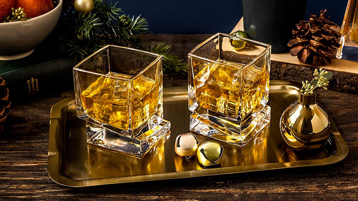Square Scotch Glasses Square Scotch Glasses