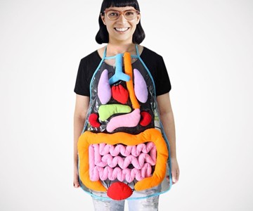 Anatomy Apron with Removable Organs