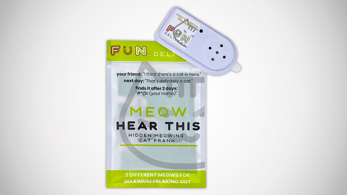 Meow Hear This: Hidden Meowing Cat Prank Meow Hear This: Hidden Meowing Cat Prank