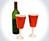 Red Cup Wine Glasses