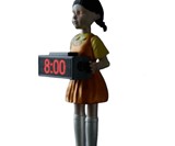 Squid Game Doll Shooting Alarm Clock