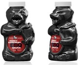 Honey Badger BBQ Sauce - Front and Side Views
