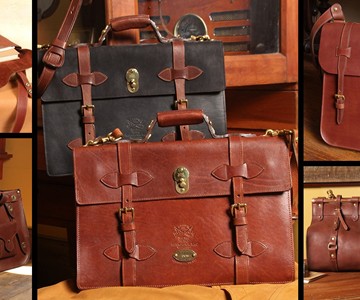 Col. Littleton American Leather Bag