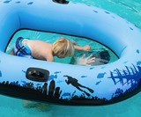 Clear Bottom Inflatable Raft