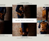 Hardgraft 2Unfold Leather Laptop Bag