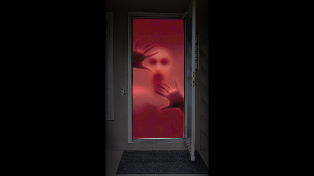 Bloody Zombie Door Decal Bloody Zombie Door Decal