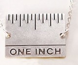 Give Me An Inch - Real Inch Ruler Necklace
