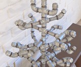 Galvanized Steel Pipe Industrial Christmas Tree